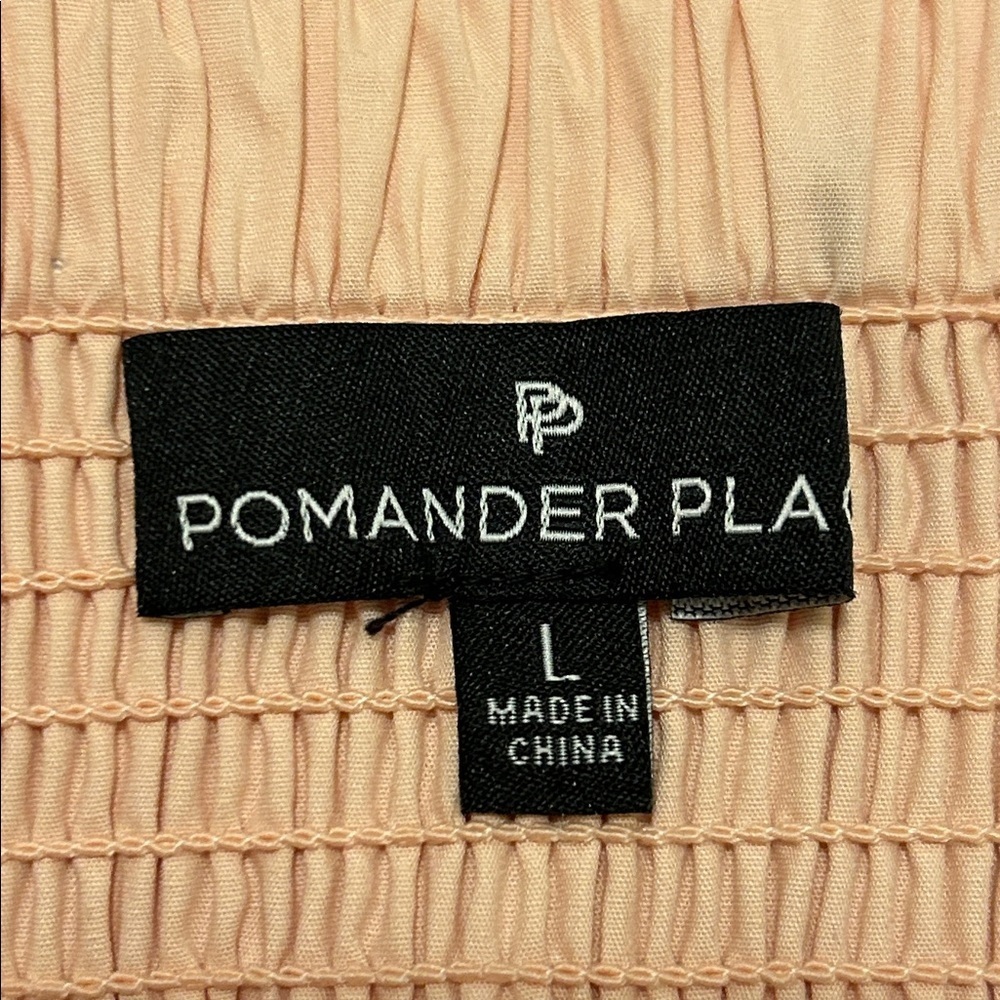 Tuckernuck Pomander Place Inslee Off the Shoulder Cotton Top Size Large - Picture 9 of 11